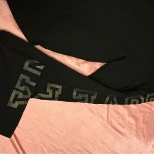 PINK Victoria's Secret Black Leggings with Logo